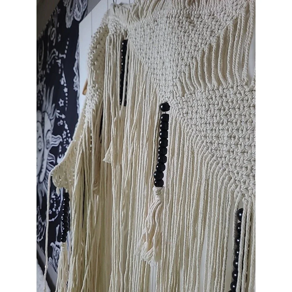 Boho Wall Hanging Bohemian Woven Tapestry Fringe Chic Room Decor 72x 38